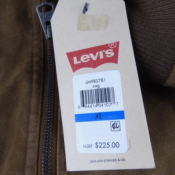 Levi’s Aviator Sherpa Lined Faux Suede Leather NWT - Picture 6 of 9